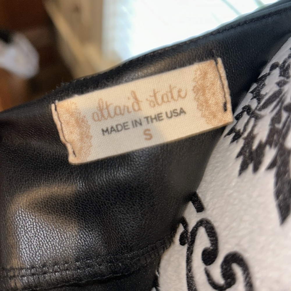 Altar'd State Elegant Black Mini Skirt - Picture 6 of 7